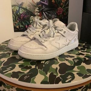 Bape sk8 sta triple whites